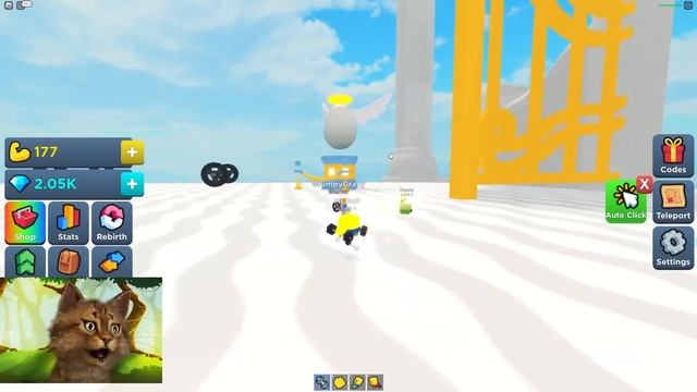 I Went to a GIANT GYM And Became MUSCLE KING! | Roblox Training Simulator смотреть онлайн