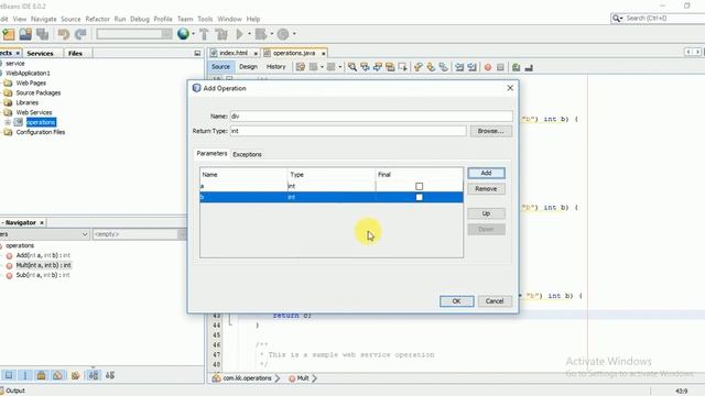 JAX-WS web service to perform the operations. Define a Servlet / JSP that consumes the web service. смотреть онлайн