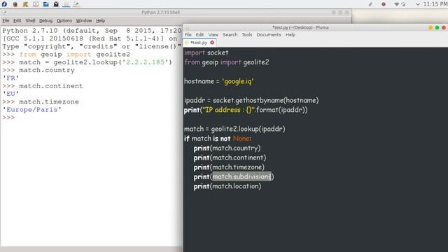 91 Python network programming geip library смотреть онлайн