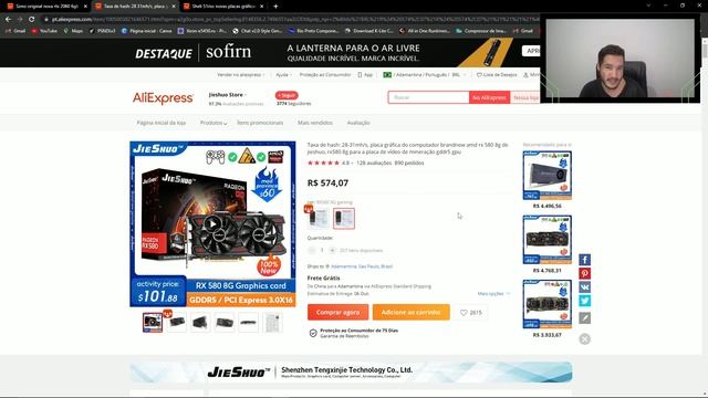 DESABOU NO ALIEXPRESS! RTX 2060 POR 1040R$? ESSE O MENOR PREÇO EM 2022 смотреть онлайн