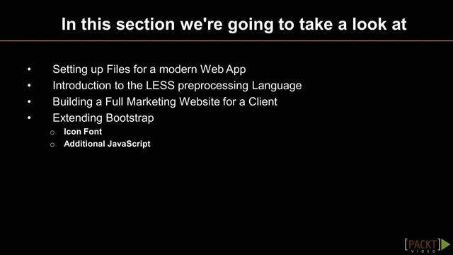 Building a Responsive Website with Bootstrap tutorial: Introduction | packtpub.com смотреть онлайн