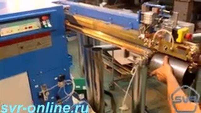 Сварка внахлест (1,2 + 1,2 мм) на станке Stitcher смотреть онлайн