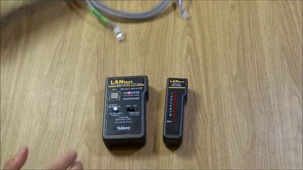 Test RJ45 Cables by using Basic Network Cable Tester | Introducing Hobbes LANtest