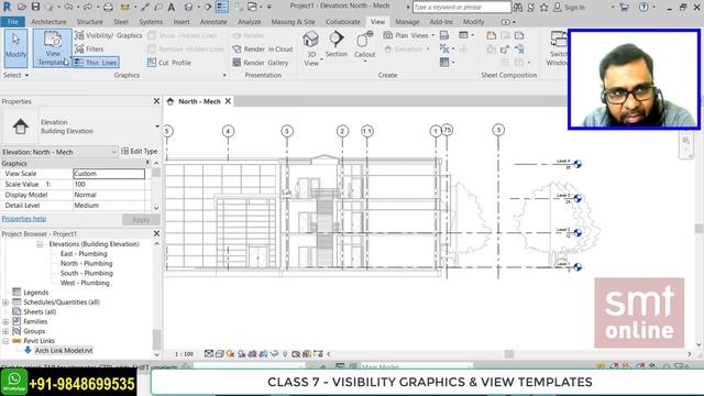 VISIBILITY GRAPHICS & VIEW TEMPLATE - REVIT MEP (CLASS 7) смотреть онлайн