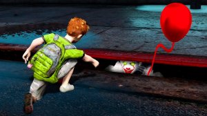 КЛОУН ПЕННИВАЙЗ ПОЙМАЛ РЕБЕНКА В ЛОВУШКУ В ГТА 5 МОДЫ! КЛОУН ОНО ОБЗОР МОДА GTA 5! ГТА МОД ИГРЫ MODS