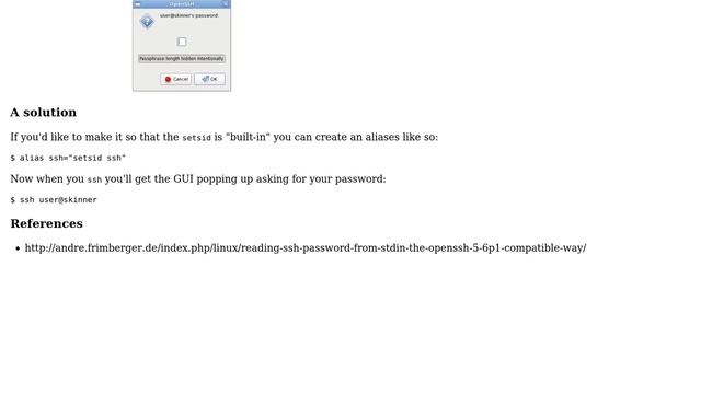 Unix & Linux: Tell SSH to use a graphical prompt for key passphrase (4 Solutions!!) смотреть онлайн