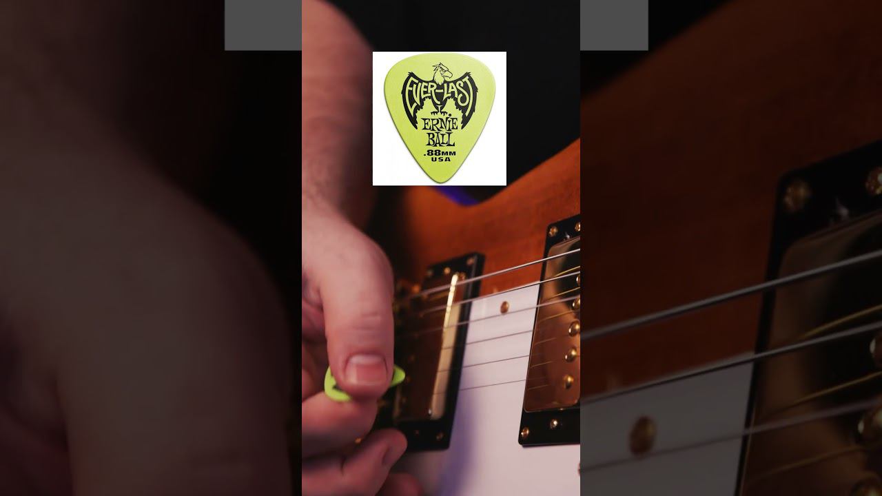 Медиаторы разной ТОЩИНЫ на чистом звук электрогитары смотреть онлайн