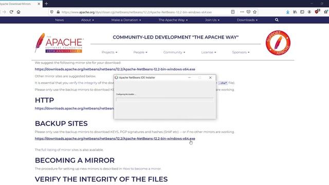 Curso Java - Instalación de Apache NetBeans en Windows смотреть онлайн