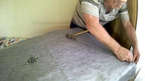 Обивка деревянной двери.  Новая жизнь... старой двери.