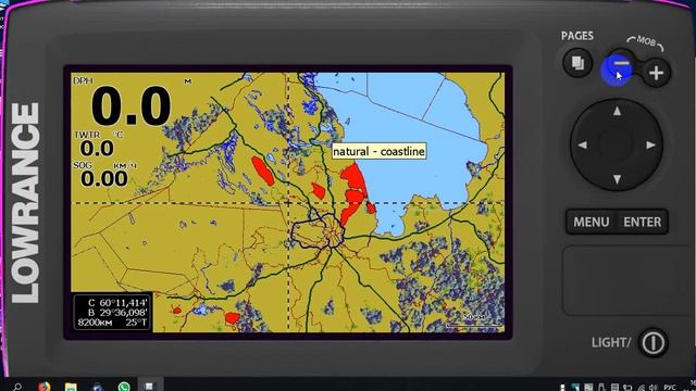 Глубины+Генштаб lowrance Elite-7ti, Ленинградская область. Финский залив+Ладога смотреть онлайн