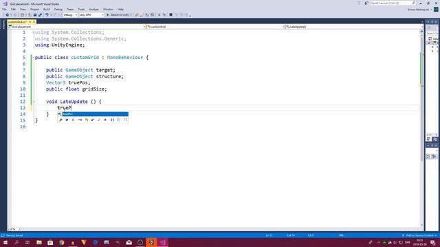 GRID BASED PLACEMENT in Unity3d (tutorial) смотреть онлайн