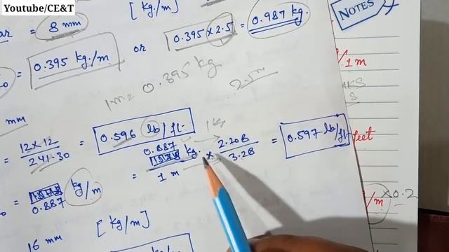 How to Calculate Weight of Steel Bar in Kg/m and Pound/ft By Using Formula | Weight Calculate Formu смотреть онлайн