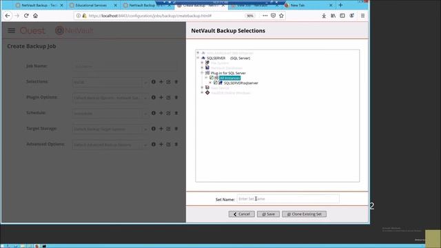 How to Configure MSSQL Backup with Netvault смотреть онлайн