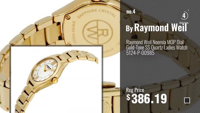 Top 10 Raymond Weil Women Watch [2018]: Raymond Weil Toccata Brown Dial Stainless Steel Ladies Watc смотреть онлайн