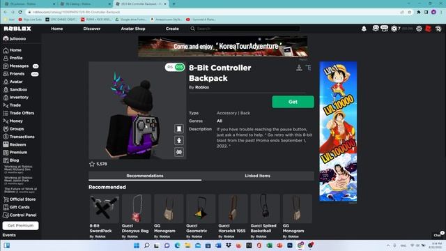[FREE!] How to get 8-BIT CONTROLLER BACKPACK in Roblox! смотреть онлайн
