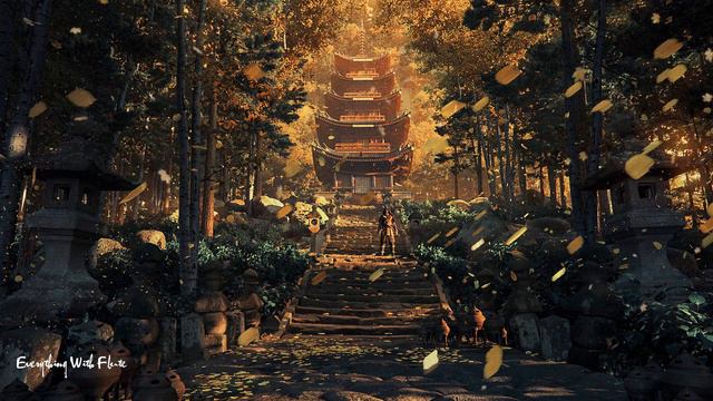 Japanese Zen Music - Japanese Flute Music For Healing, Soothing, Meditation