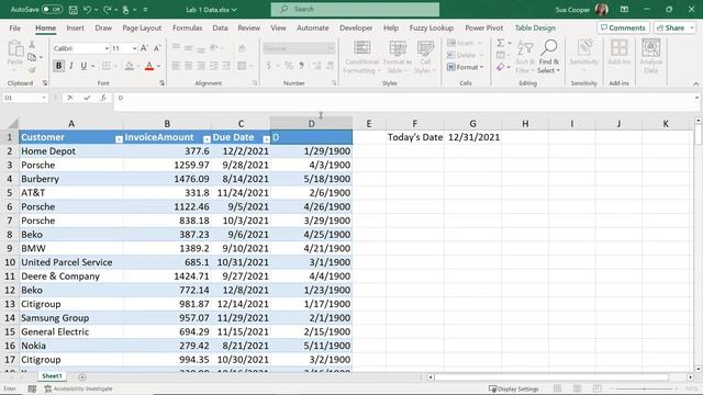 ACCT 300: Ch 10 Lab 1 - Descriptive Analytics смотреть онлайн