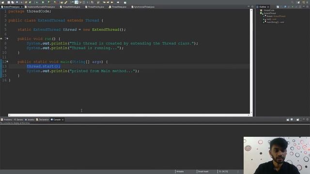 JAVA Thread Programming Introduction (Hands On) Ft. @spurthis8101 смотреть онлайн