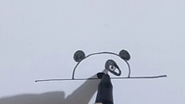 learn drawing easy panda #drawing #رسم #art смотреть онлайн