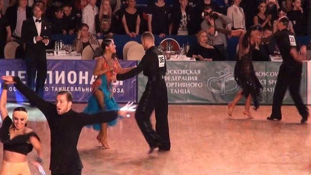 Гончаров Антон - Андрианова Ольга Чемпионат РТС Профессионалы Латина 1/2 Джайв смотреть онлайн