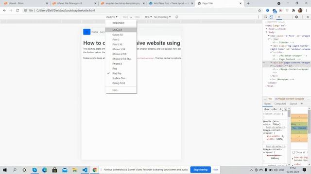 How to make website using Bootstrap 5? смотреть онлайн