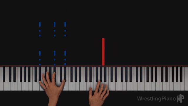 WWE TRIPLE H THEME SONG "THE GAME" PIANO TUTORIAL смотреть онлайн