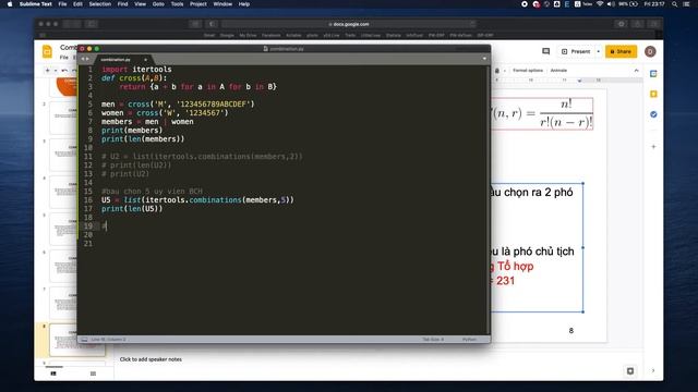 Python - Combination (Tổ hợp) смотреть онлайн