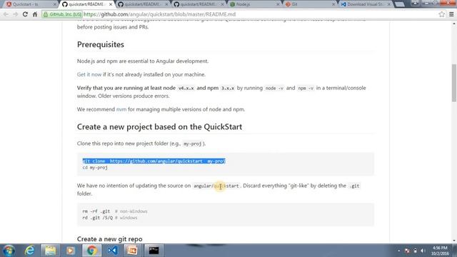Angular 2 App setup with git repo in 4 Minutes.. смотреть онлайн