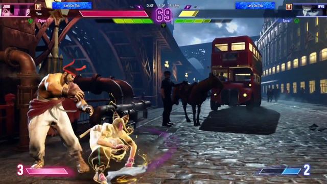 Juri kicks Ryu Ass (GamePlay) Street Fighter 6 смотреть онлайн
