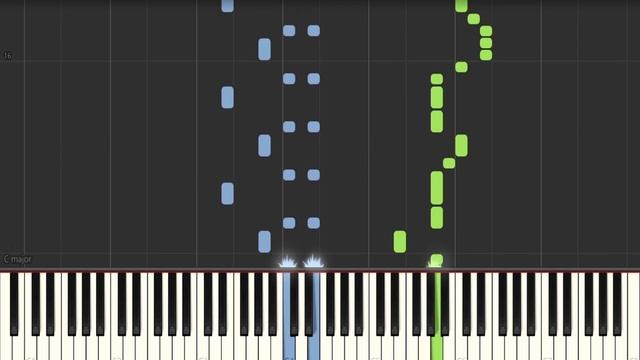 Ievan Polkka - Piano tutorial (Synthesia) смотреть онлайн