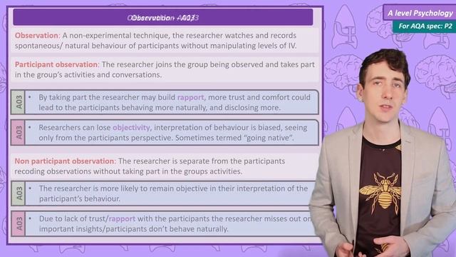 Observation - Research Methods [ A Level Psychology ] смотреть онлайн