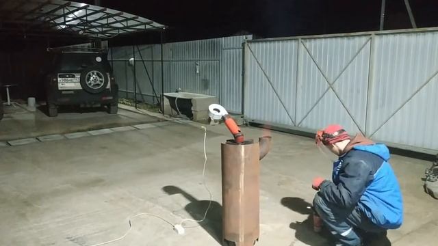 Новая печка, первый пуск смотреть онлайн