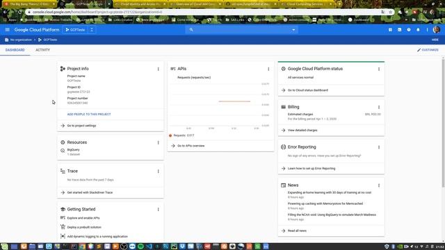 ☁️ INTRODUÇÃO GOOGLE CLOUD PLATFORM – CRIAÇÃO DE PROJETOS #GCP смотреть онлайн
