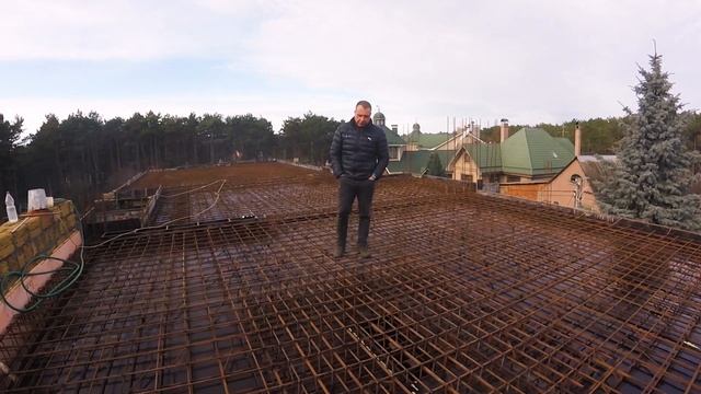 Строительство монолитных домов под ключ / Усиление армирования плиты перекрытия / Дом в Крыму 550 м смотреть онлайн