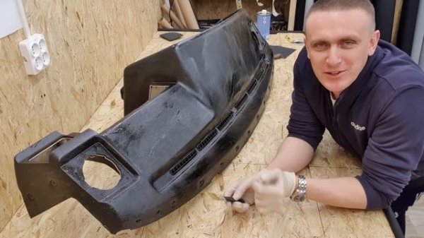 Как легко обтянуть панель одним куском.