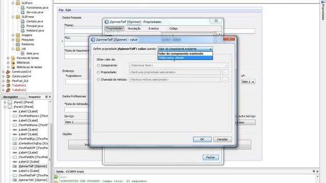 Campo Spinner - Java Desktop смотреть онлайн