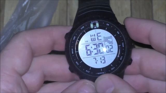 Посылка с Aliexpress.Мужские спортивные часы Gimto. смотреть онлайн