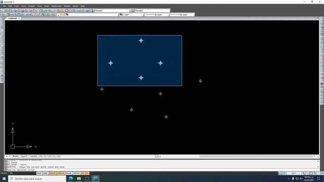 [NanoCAD] Cambiar la forma y el tamaño de los puntos смотреть онлайн