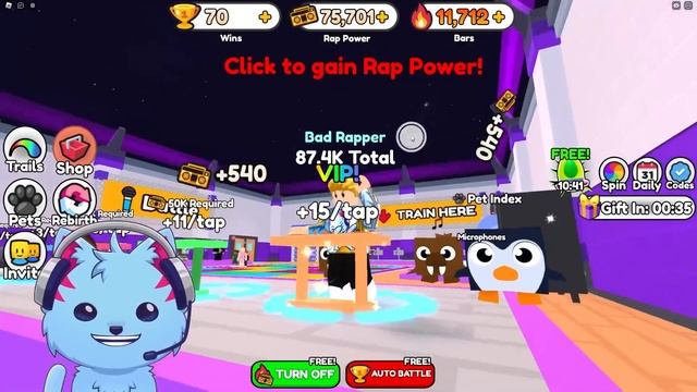 How I Became A Rap God In Roblox Rap Battle Simulator смотреть онлайн