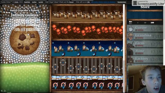 cookie clicker infinity cookies BEAT THE GAME#2 смотреть онлайн