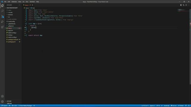 How to use Three.js and React Native to render 3D Graphics in a Mobile App??? | Expo-gl | GLView смотреть онлайн