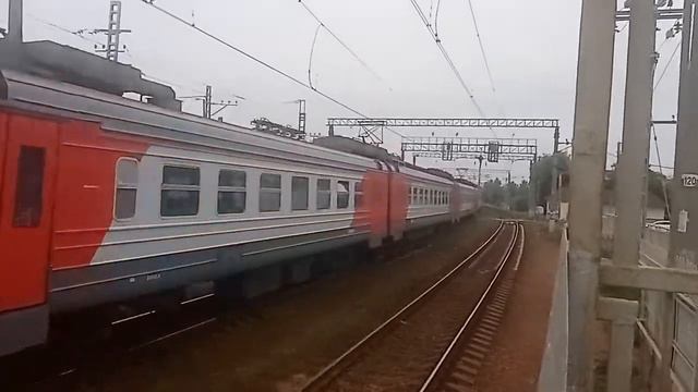 Электропоезд ЭД4М-0426 платформа Нагатинская смотреть онлайн