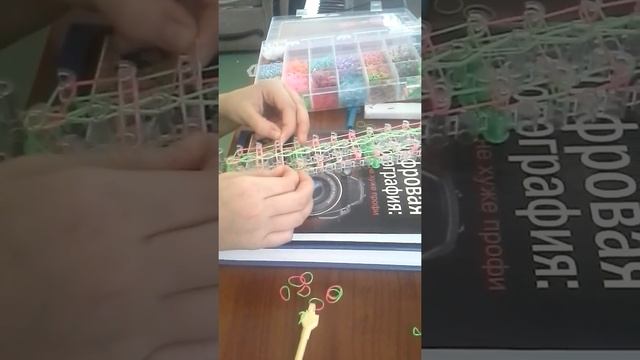Браслет из резинок Rainbow loom смотреть онлайн