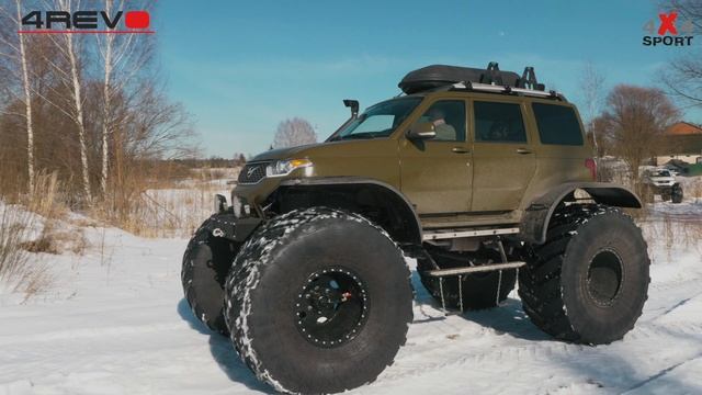 Лебедки 4REVO на вездеходах URSA, созданных для Крайнего Севера. Отзыв Большое Колесо смотреть онлайн