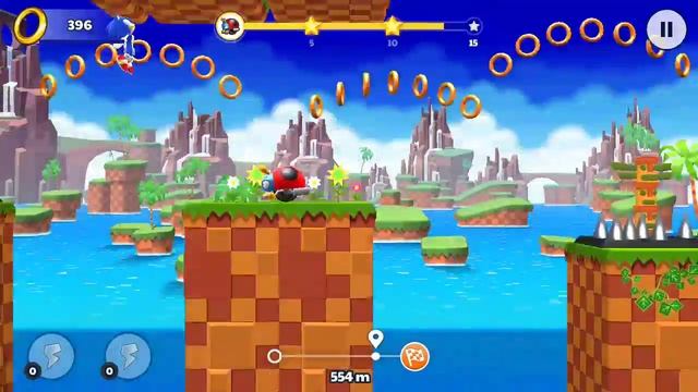 Sonic Runners Adventure|Android 7.0|Green Hill Zone part 1 смотреть онлайн