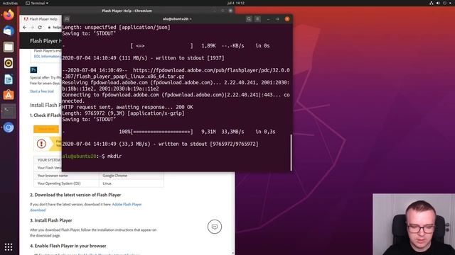 Install Flash Player on Linux (Ubuntu 20.04) смотреть онлайн
