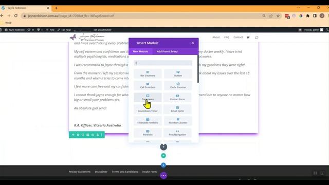 How to Create a Testimonial Page in WordPress using Divi Builder #wordpresstutorial смотреть онлайн