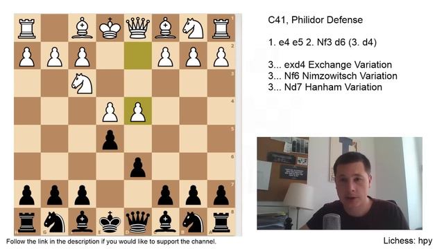 Introduction To The Philidor Defense