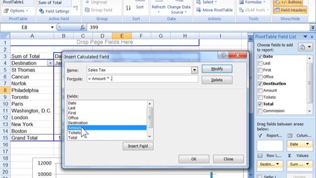 How to add custom formulas to a pivot table in Excel - Excel Pivot Table tutorial 2010, 2013, 2016 смотреть онлайн