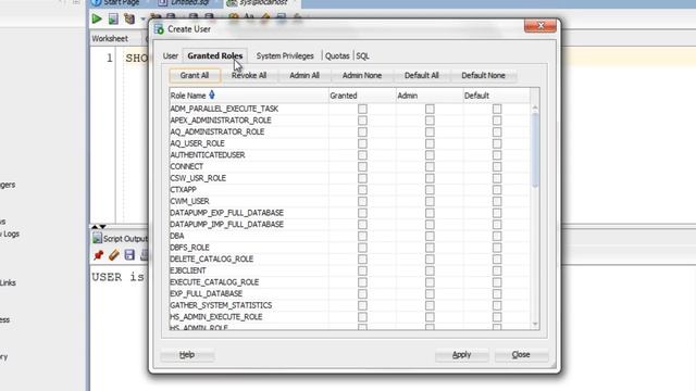 SQL tutorial 38: How to create user using SQL Developer in Oracle database смотреть онлайн